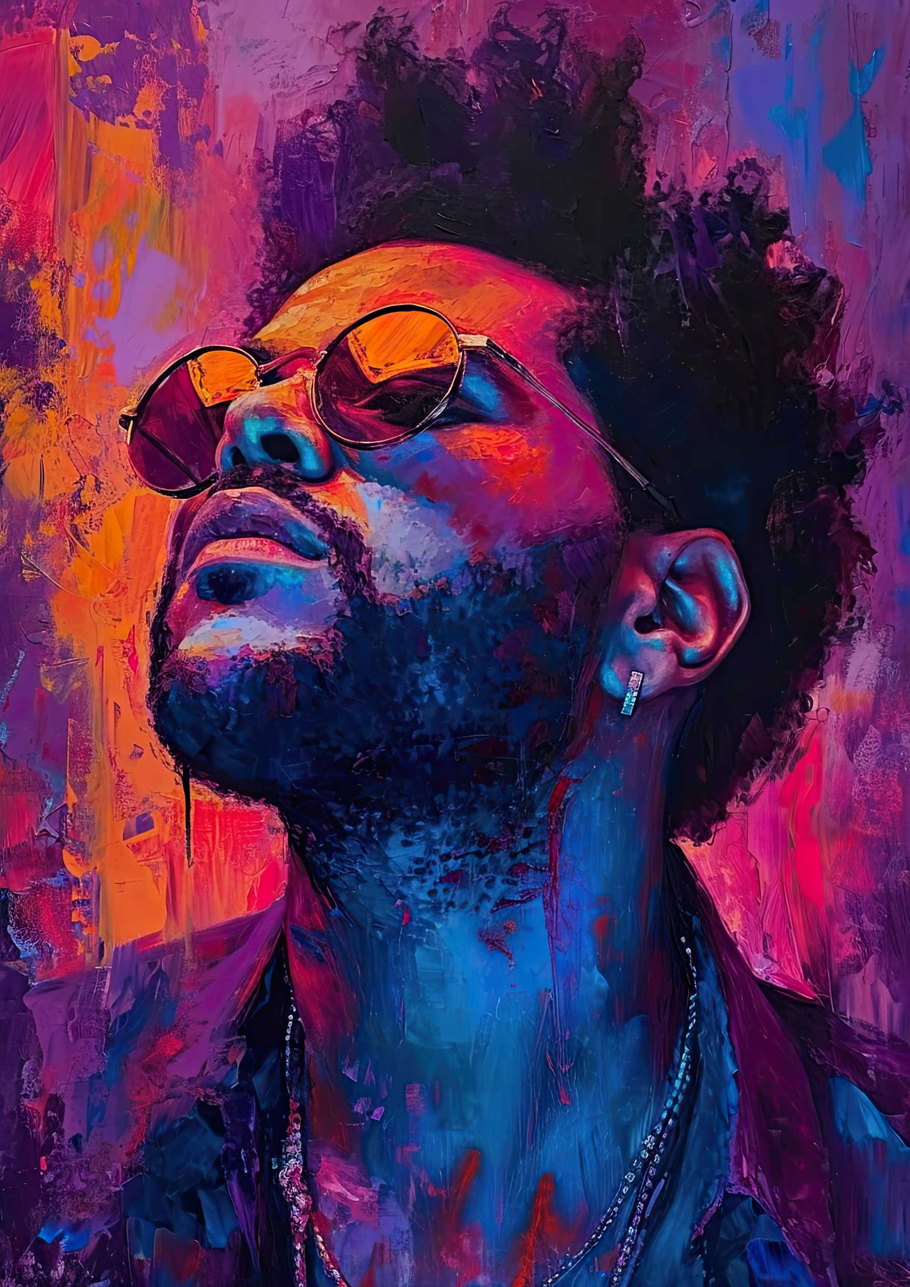 Preview for The-weeknd-vibrant-portrait-celebrities-background-4695e