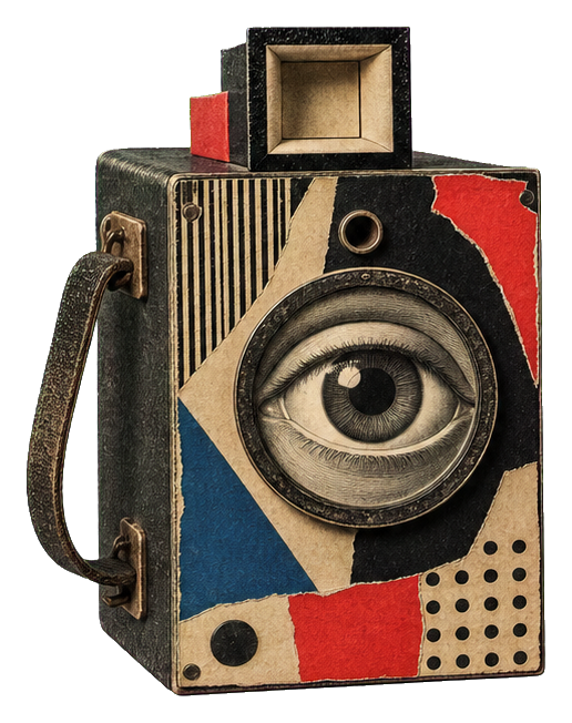 Preview for Camera Eye Sticker For Collage And Mixed Media