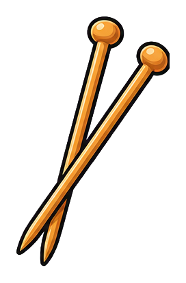 Preview for Knitting Needles Sticker