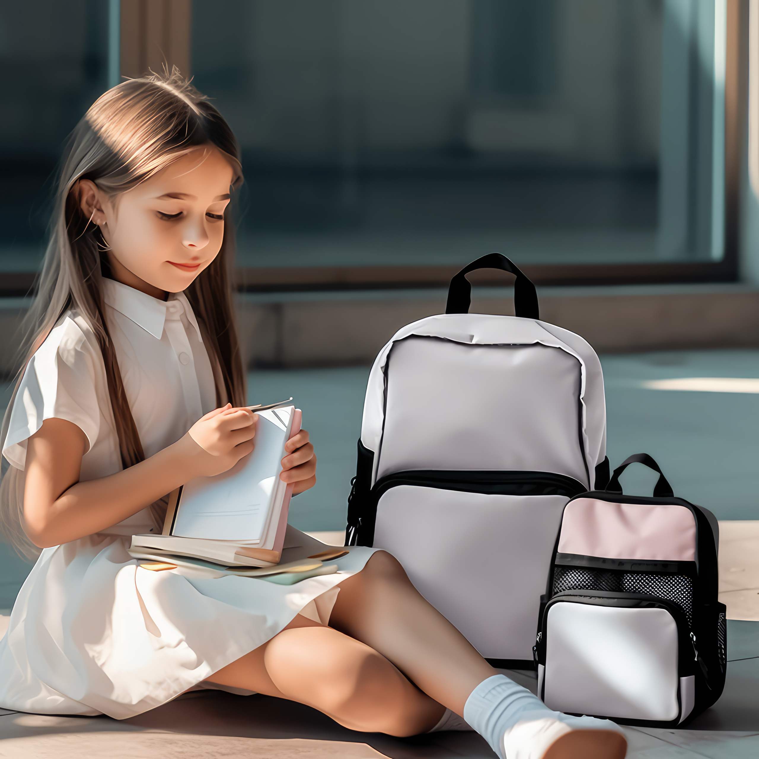 Preview for Modern-kids-backpack-design-back-to-background-1879b