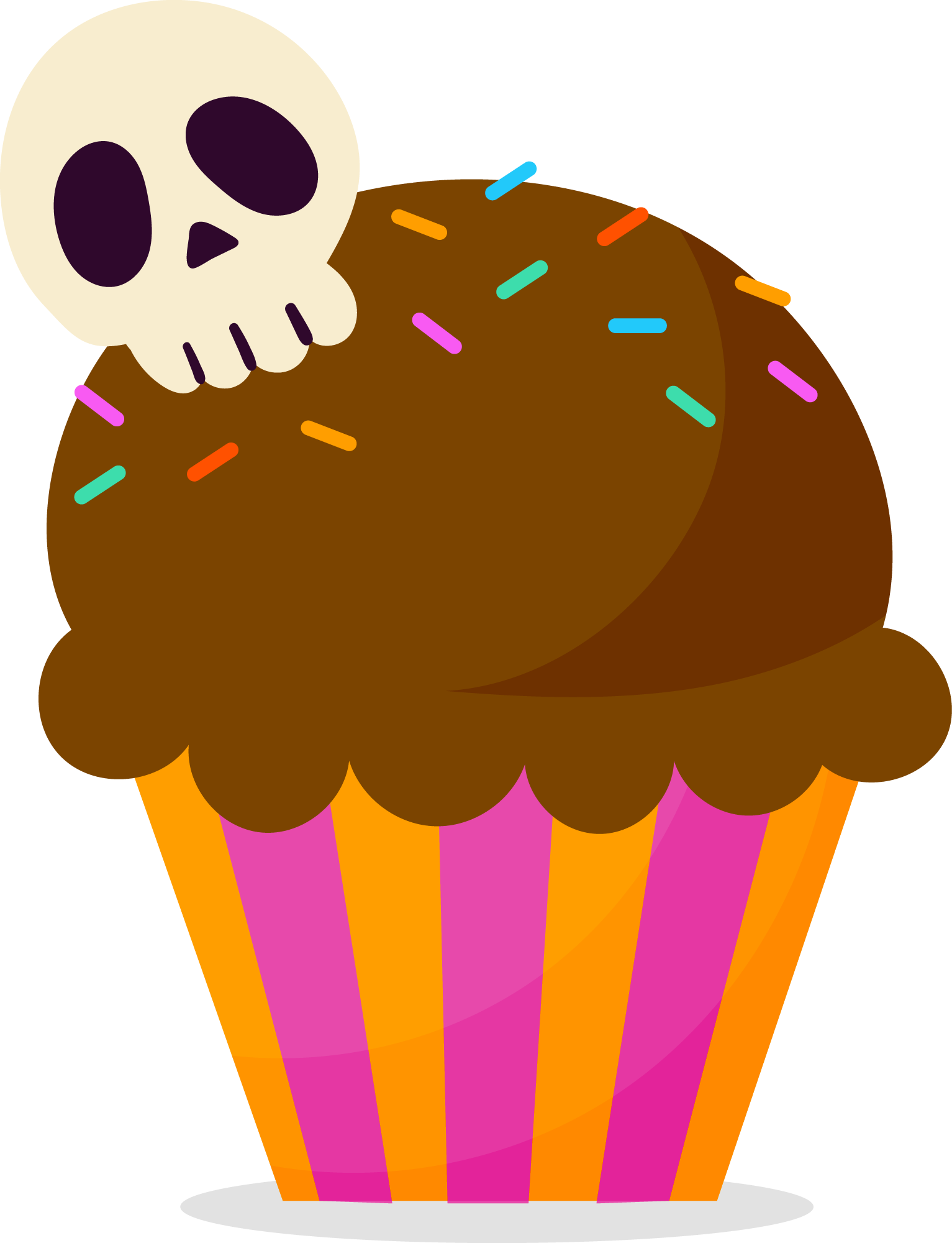 Preview for Spooky-chocolate-cupcake-illustration-halloween-best-sticker-b5c67