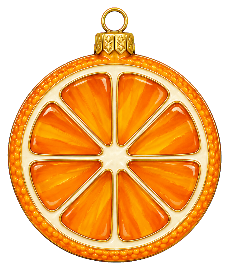Preview for Citrus Slice Christmas Ornament