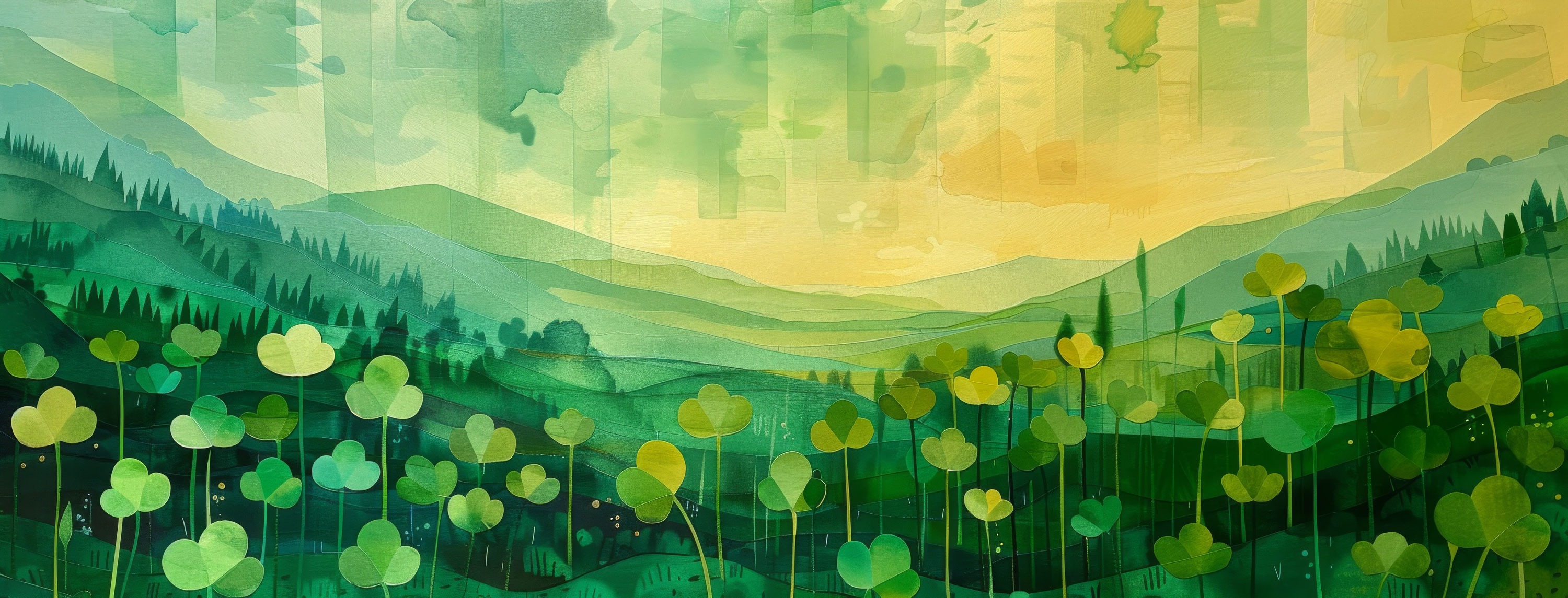 Preview for Serene-forest-landscape-art-st-patricks-background-162d7