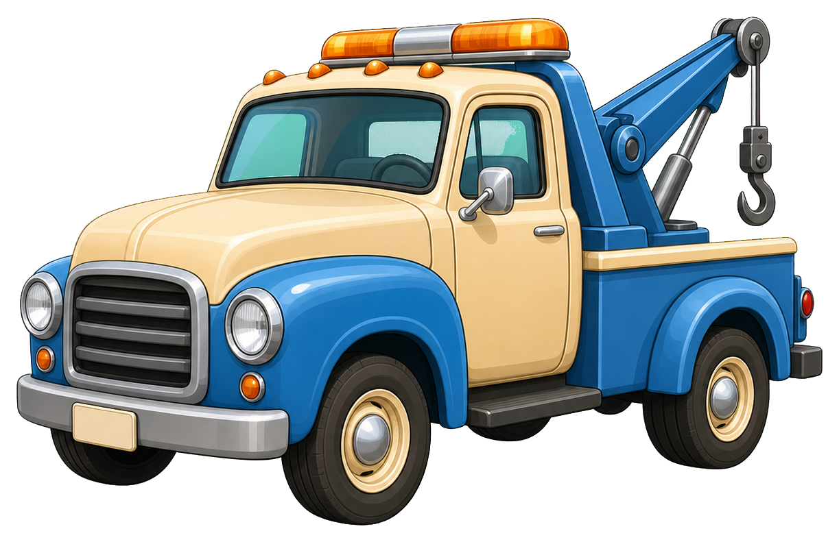 Preview for Tow Truck Sticker Graphic