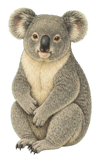 Preview for Vintage Koala Sticker Graphic