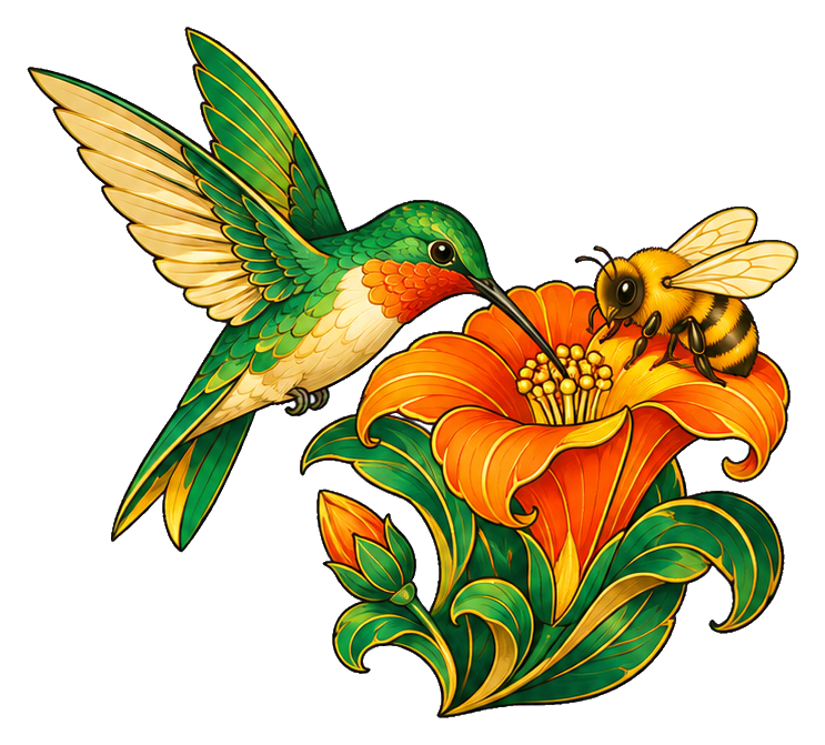 Preview for Hummingbird And Bee