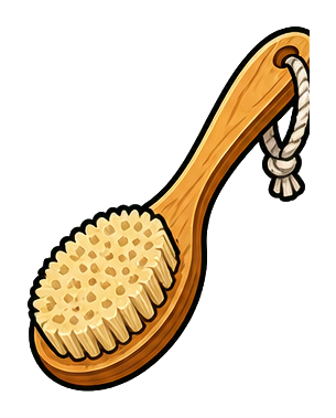 Preview for Bath Brush Sticker Graphic