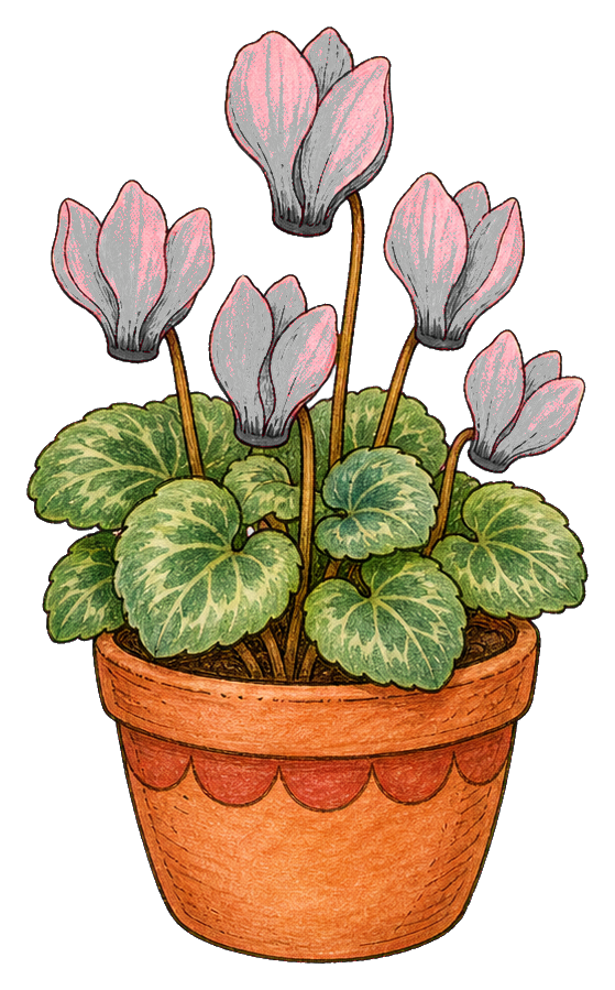 Preview for Cyclamen Pot Sticker
