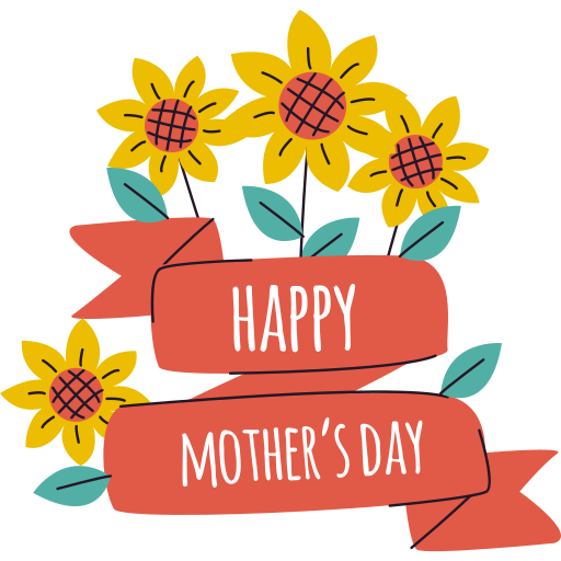 Preview for Happy-mothers-day-sunflower-graphics-sticker-5542d