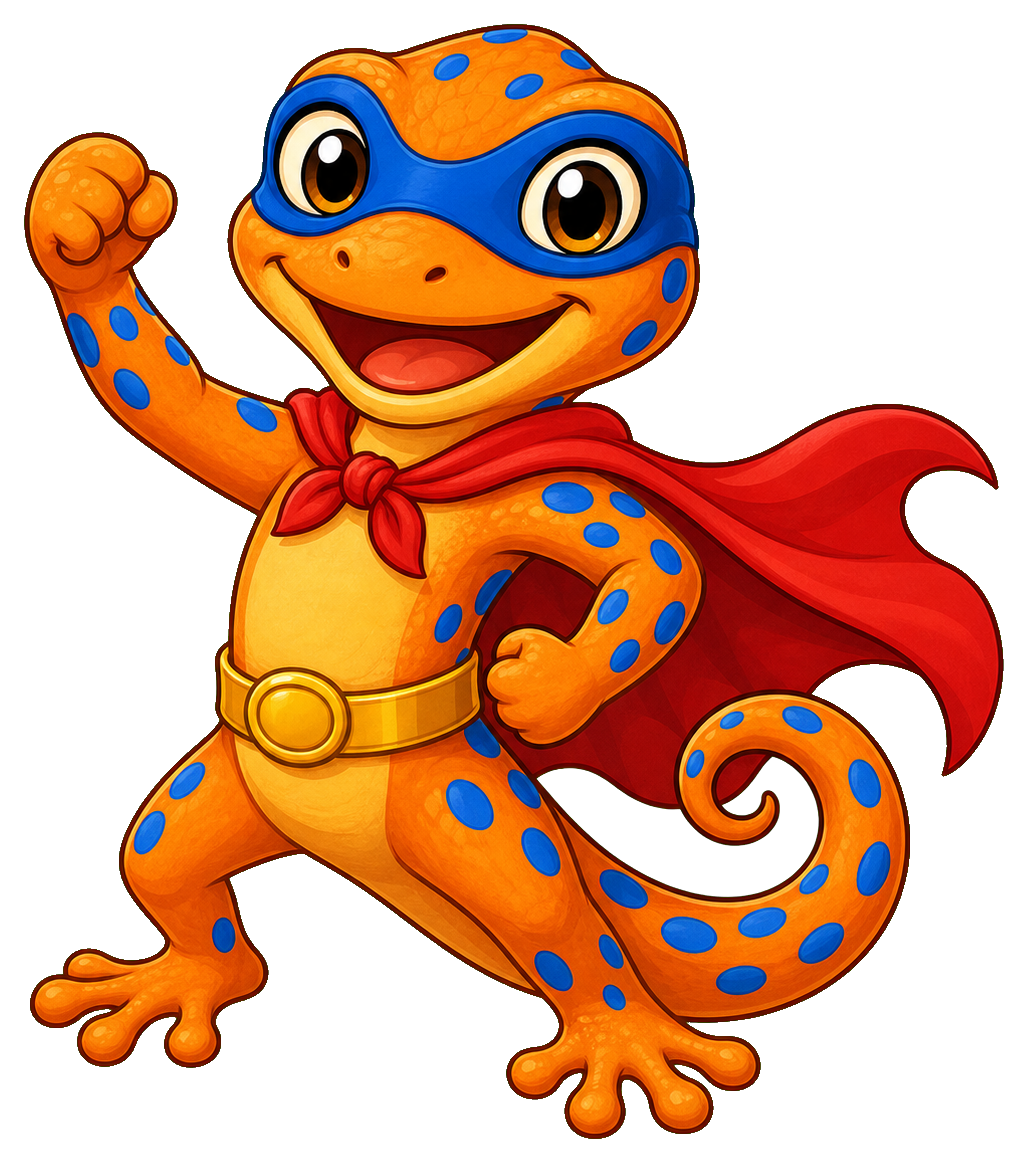 Preview for Superhero Lizard Sticker