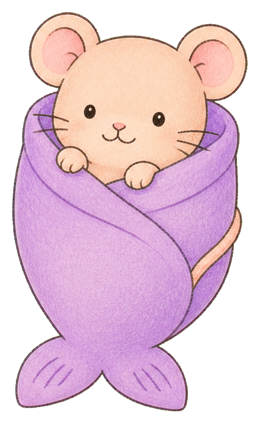 Preview for Mouse Mermaid Sticker For Cute Designs