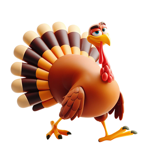 Preview for Cartoon-turkey-illustration-thanksgiving-sticker-9dc5f