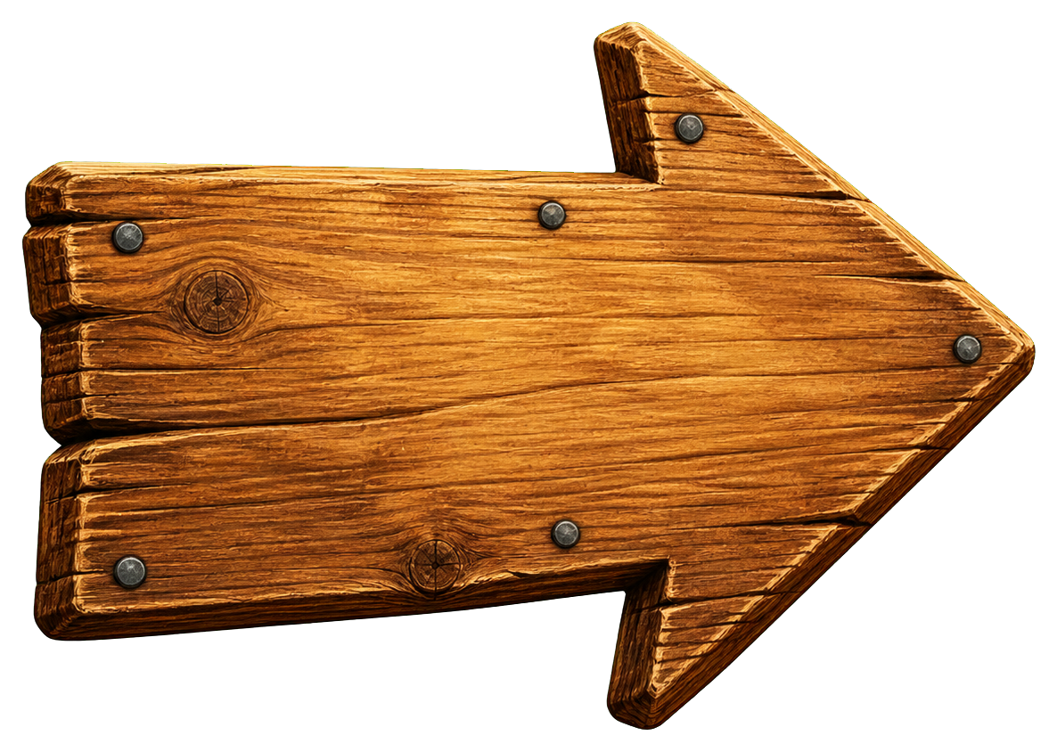 Preview for Wooden Arrow Sticker Graphic