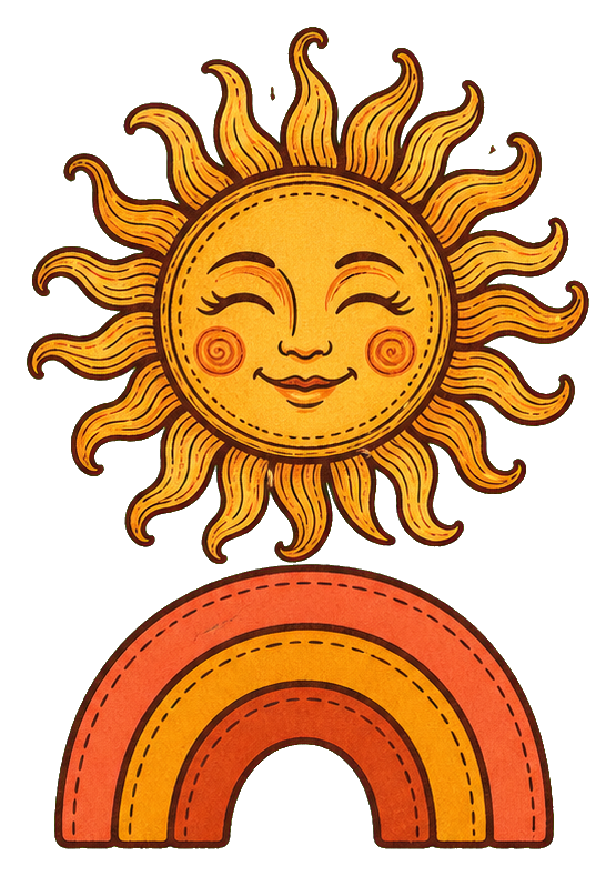 Preview for Sun Rainbow Arch Sticker