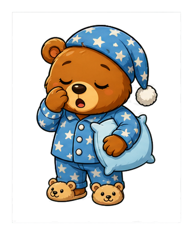 Preview for Pajama Bear Sticker