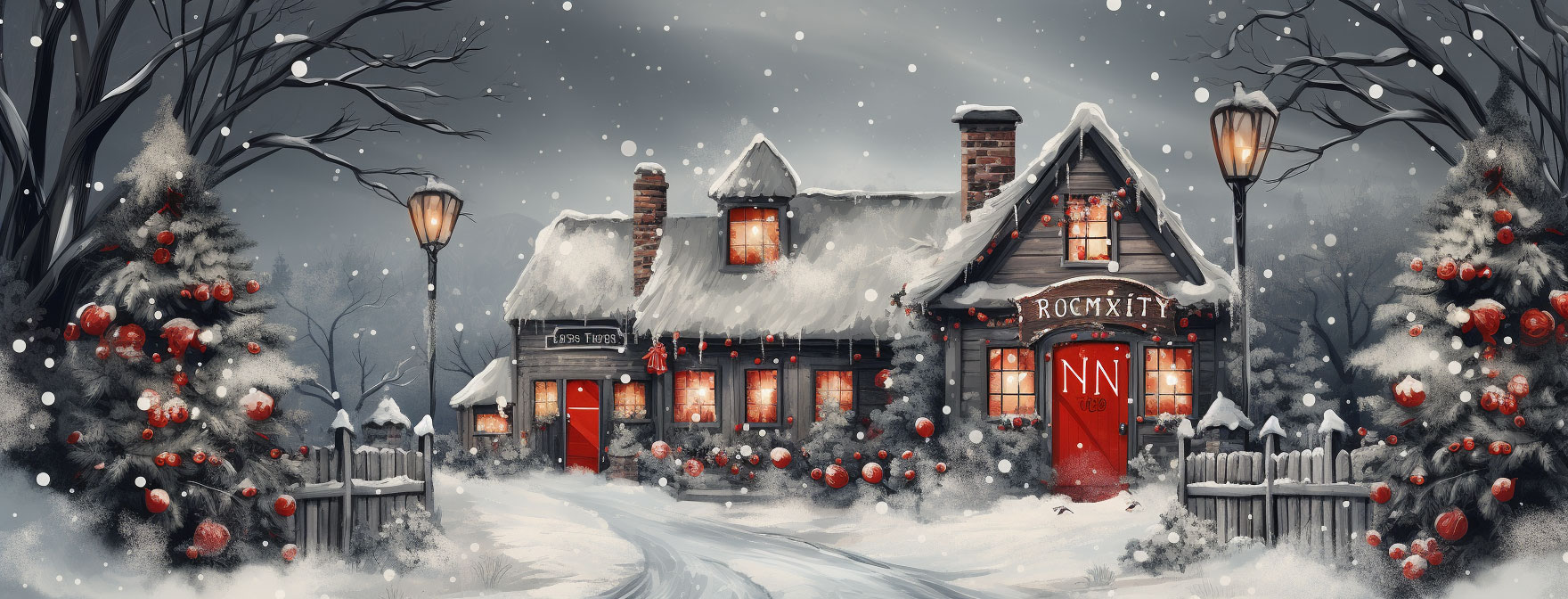 Preview for Cozy-winter-house-scene-christmas-cover-background-599ea