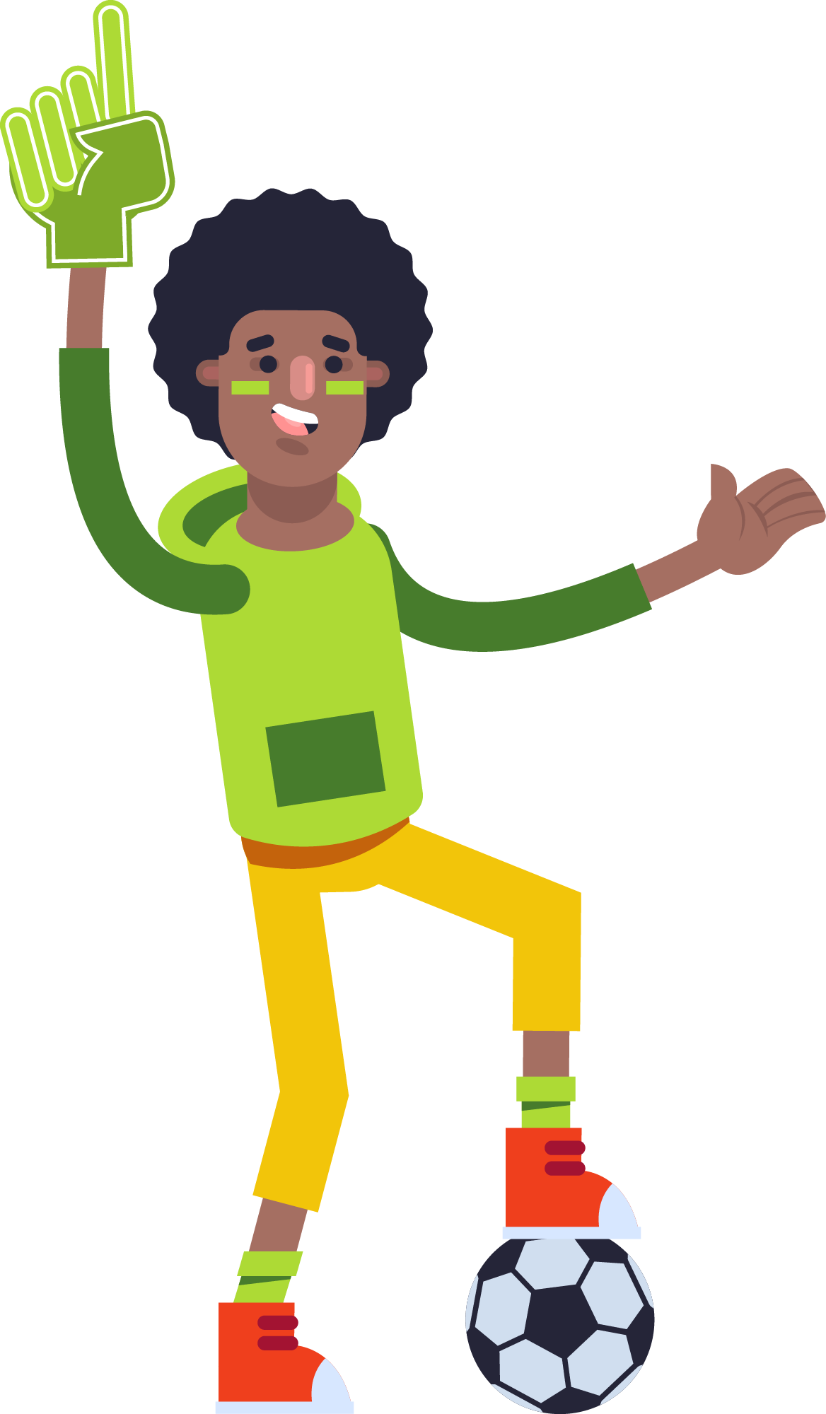 Preview for Soccer-player-illustration-sticker-f6417