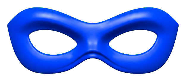Preview for Blue Hero Mask Sticker