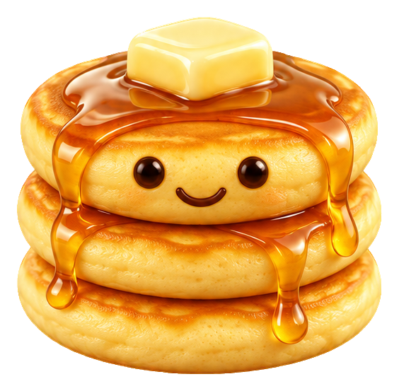 Preview for 3d Breakfast Buddies Pancake Stack