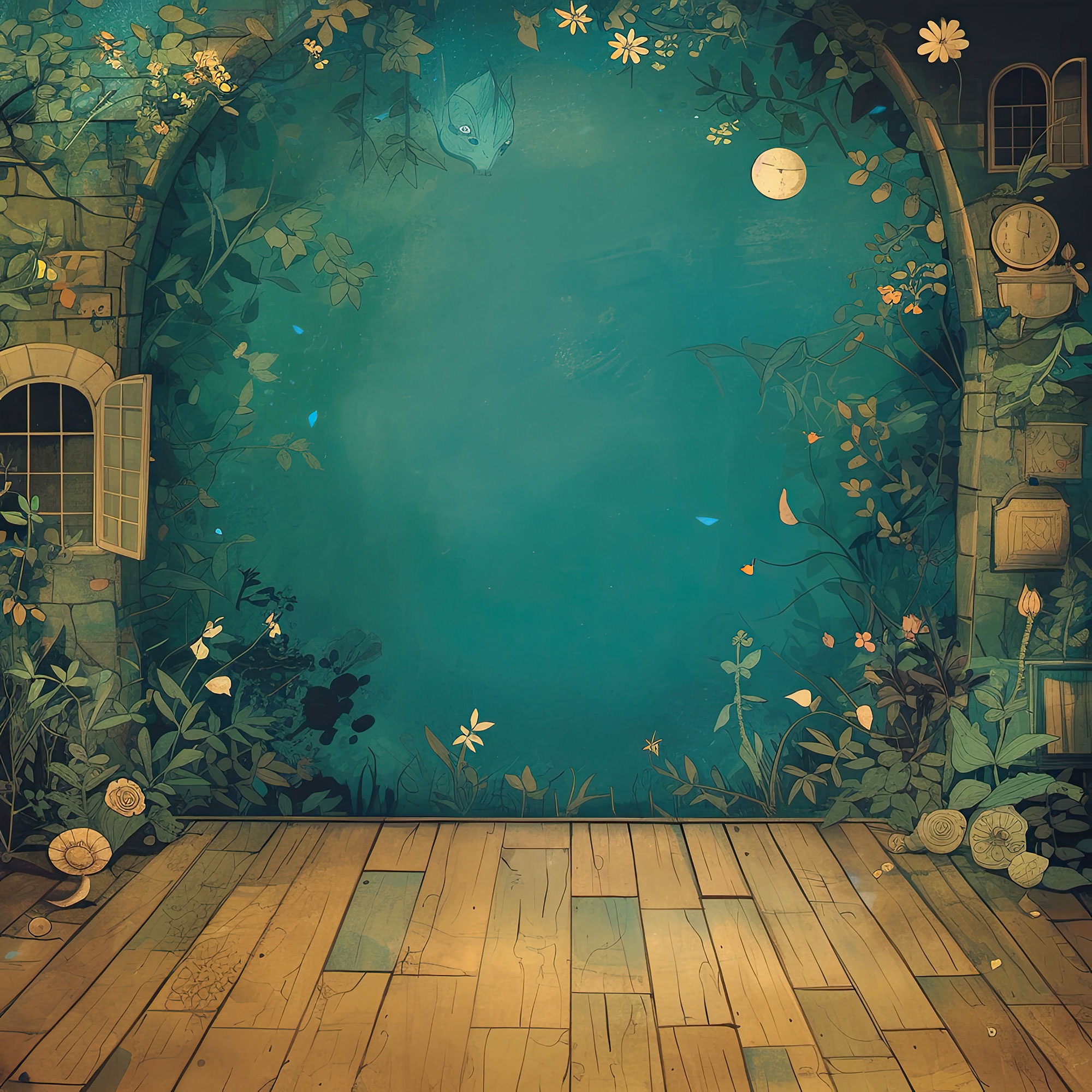 Preview for Enchanted-forest-backdrop-simple-backdrop-background-a5769