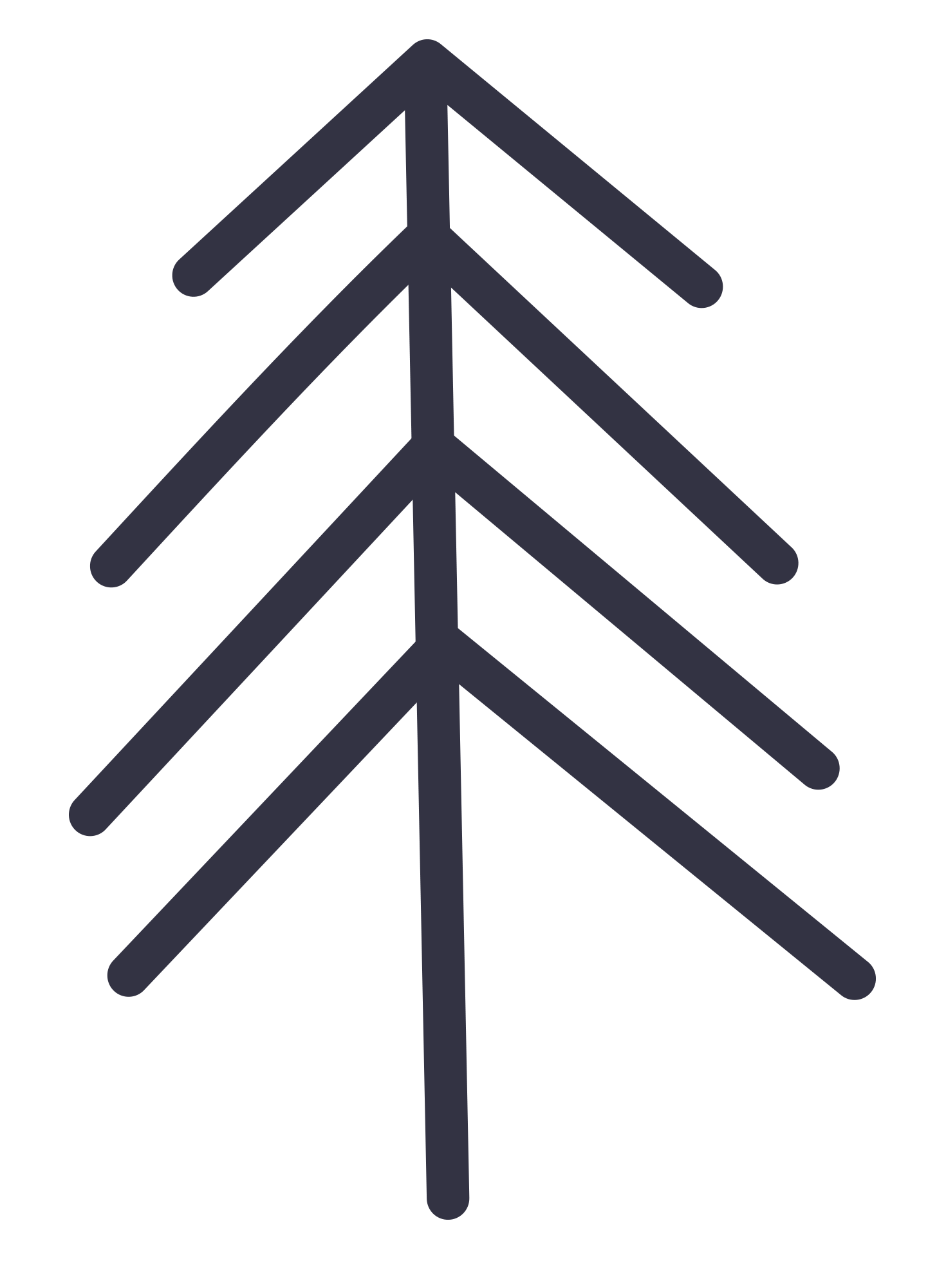 Preview for Simple-tree-icon-christmas-design-sticker-35c30