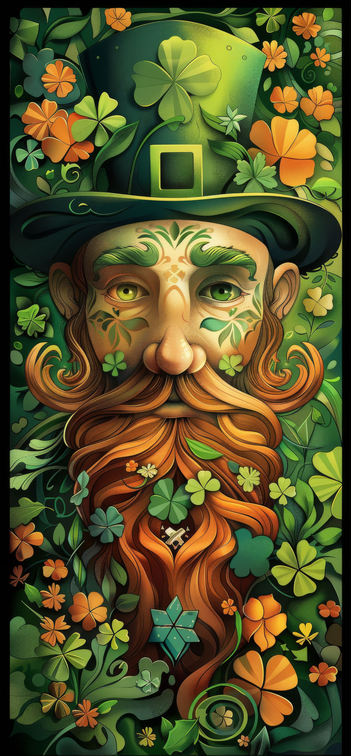 Preview for St-patricks-day-leprechaun-illustration-background-108fb