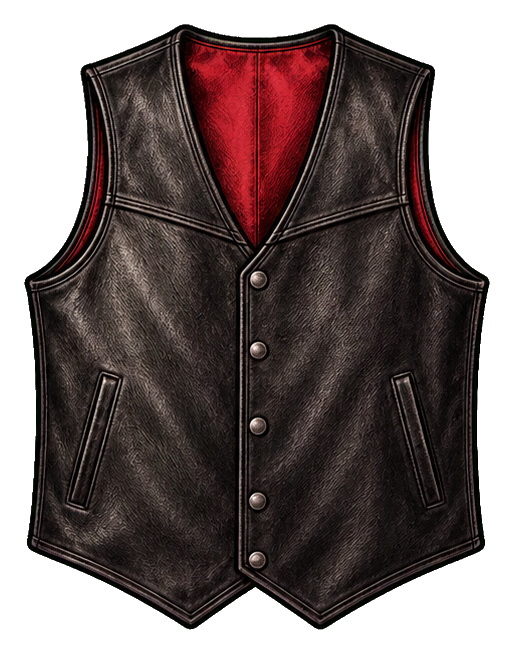 Preview for Sleeveless Leather Vest Sticker