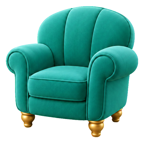 Preview for 3d Cozy Reading Book Nook Chair
