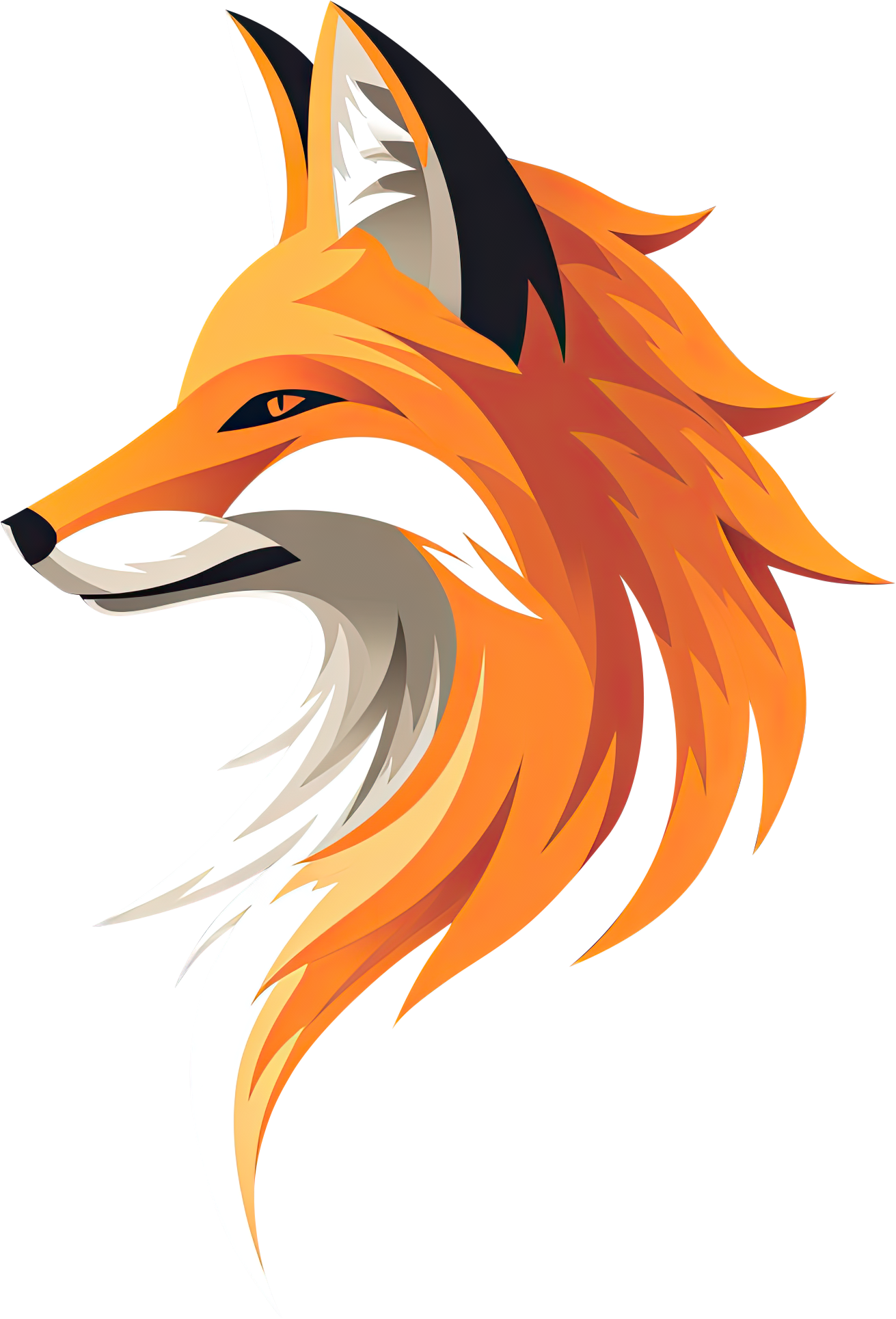 Preview for Fox-logo-illustration-logo-animal-sticker-413a9