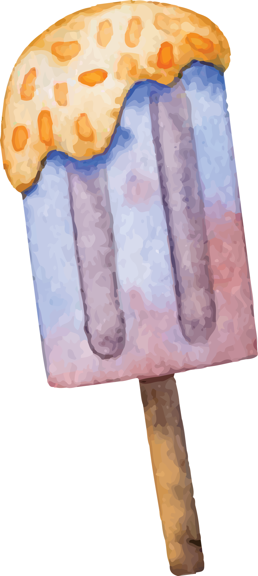 Preview for Cookie-topped-ice-cream-bar-summer-watercolor-sticker-67746