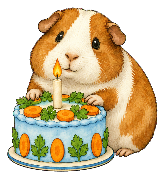 Preview for Guinea Pig Birthday Cake