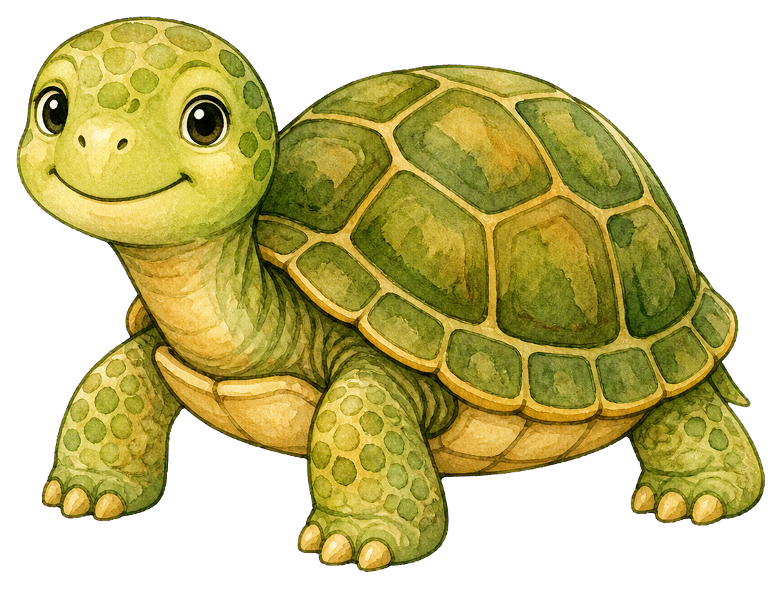 Preview for Cute Turtle Sticker Graphic For Pizap Designs