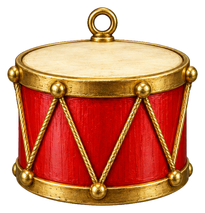Preview for Toy Drum Christmas Ornament