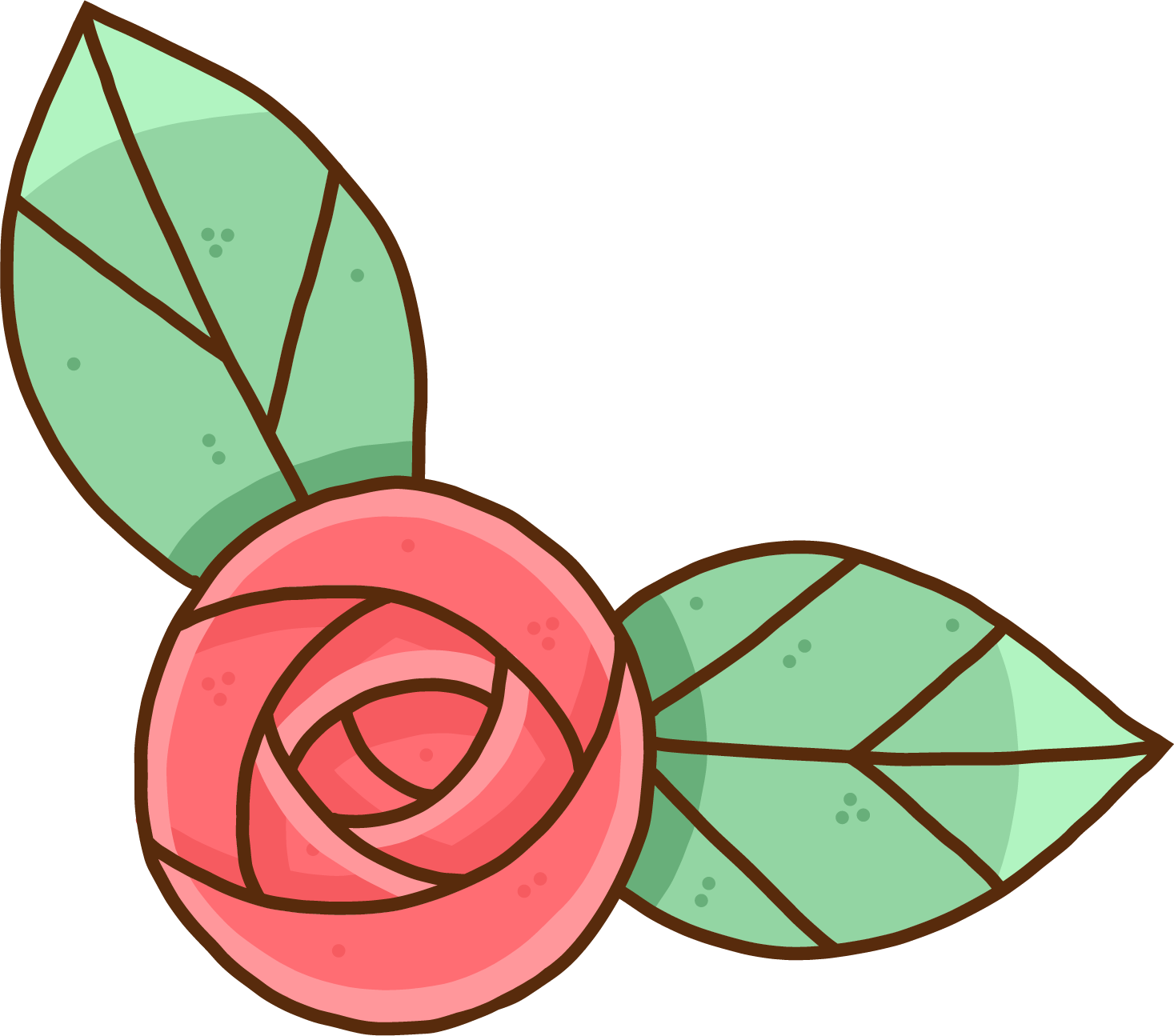 Preview for Pink-rose-illustration-cute-love-sticker-88a1f