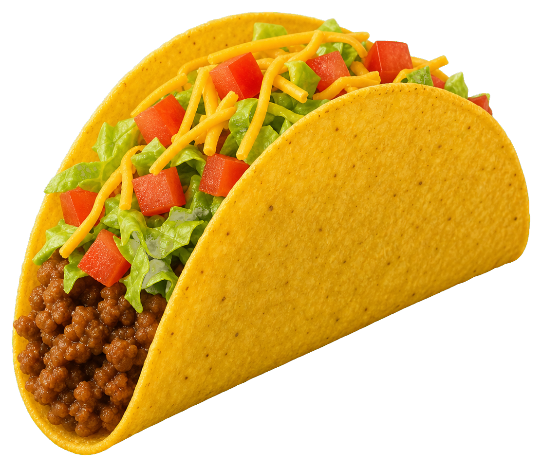 Preview for Plain Taco Sticker Graphic