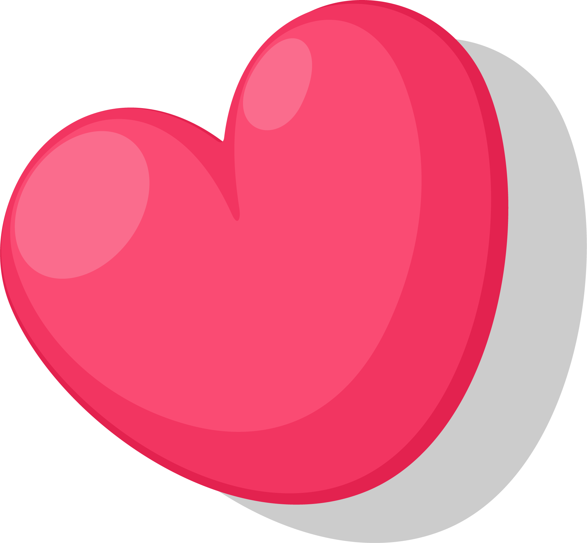 Preview for Pink-heart-icon-design-classic-hearts-sticker-12d9a