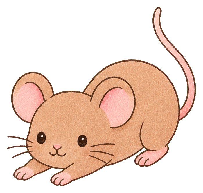 Preview for Brown Mouse Stretch Sticker