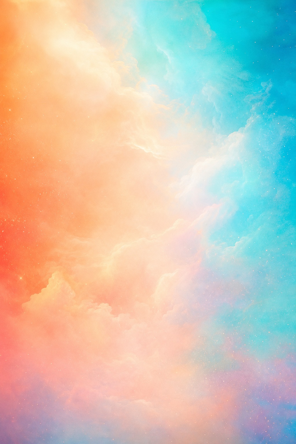 Preview for Soft Peach And Cyan Gradient Background