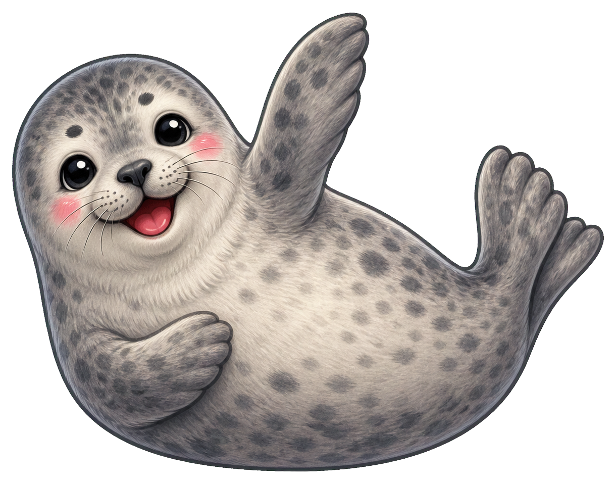 Preview for Harp Seal Sticker
