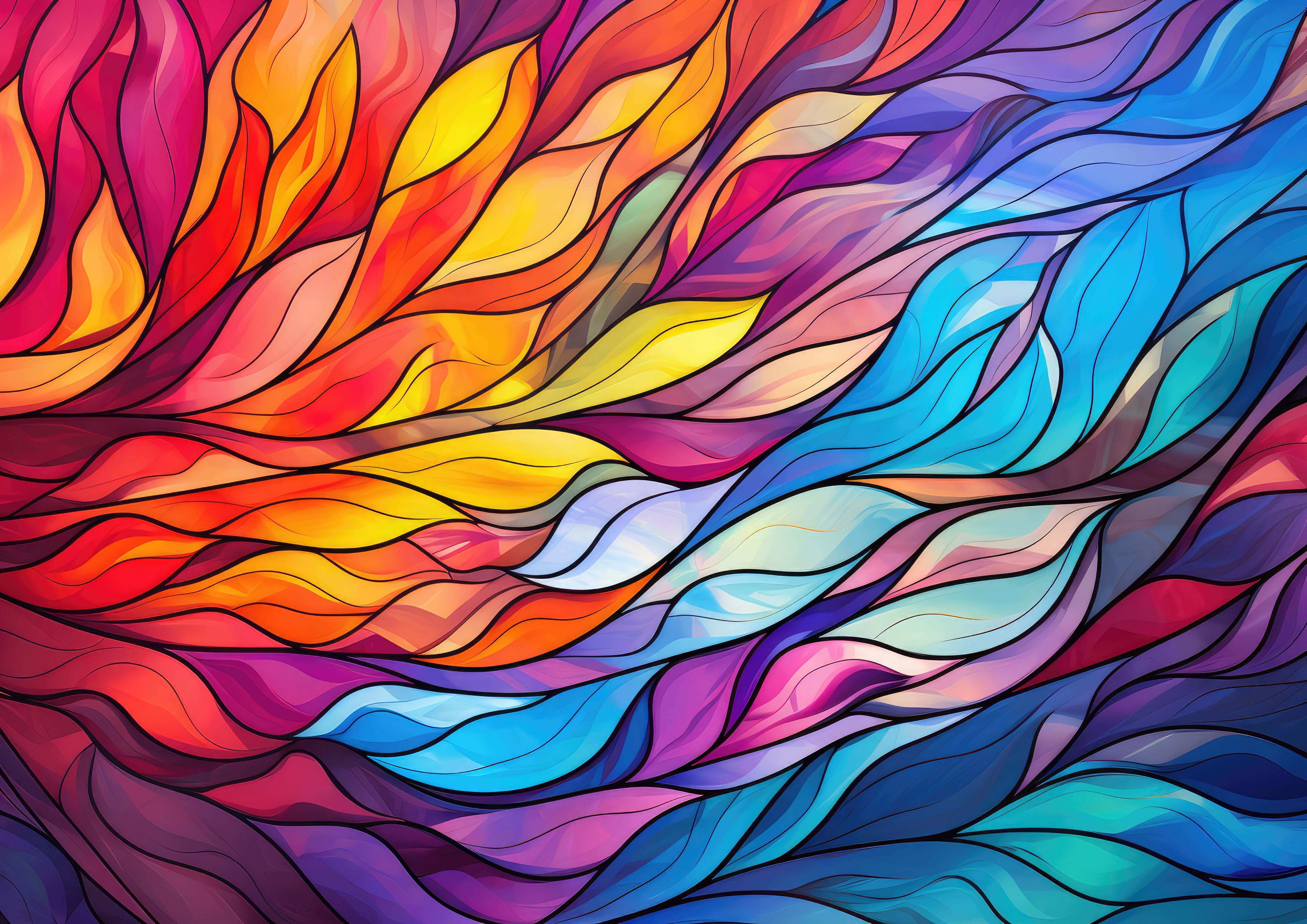 Preview for Stained-glass-art-design-abstract-background-fe4e7