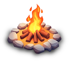 Preview for Campfire-illustration-sticker-62153