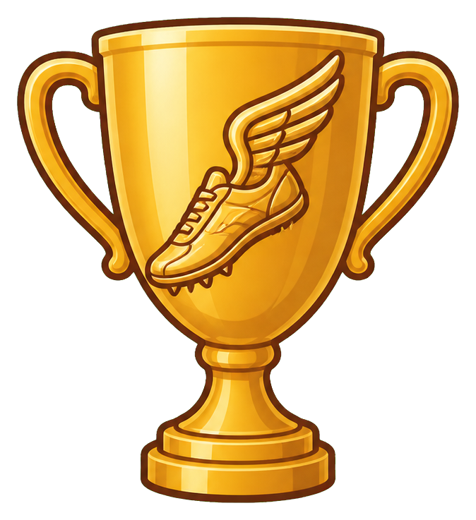 Preview for Gold Winged Trophy Shoe Sticker