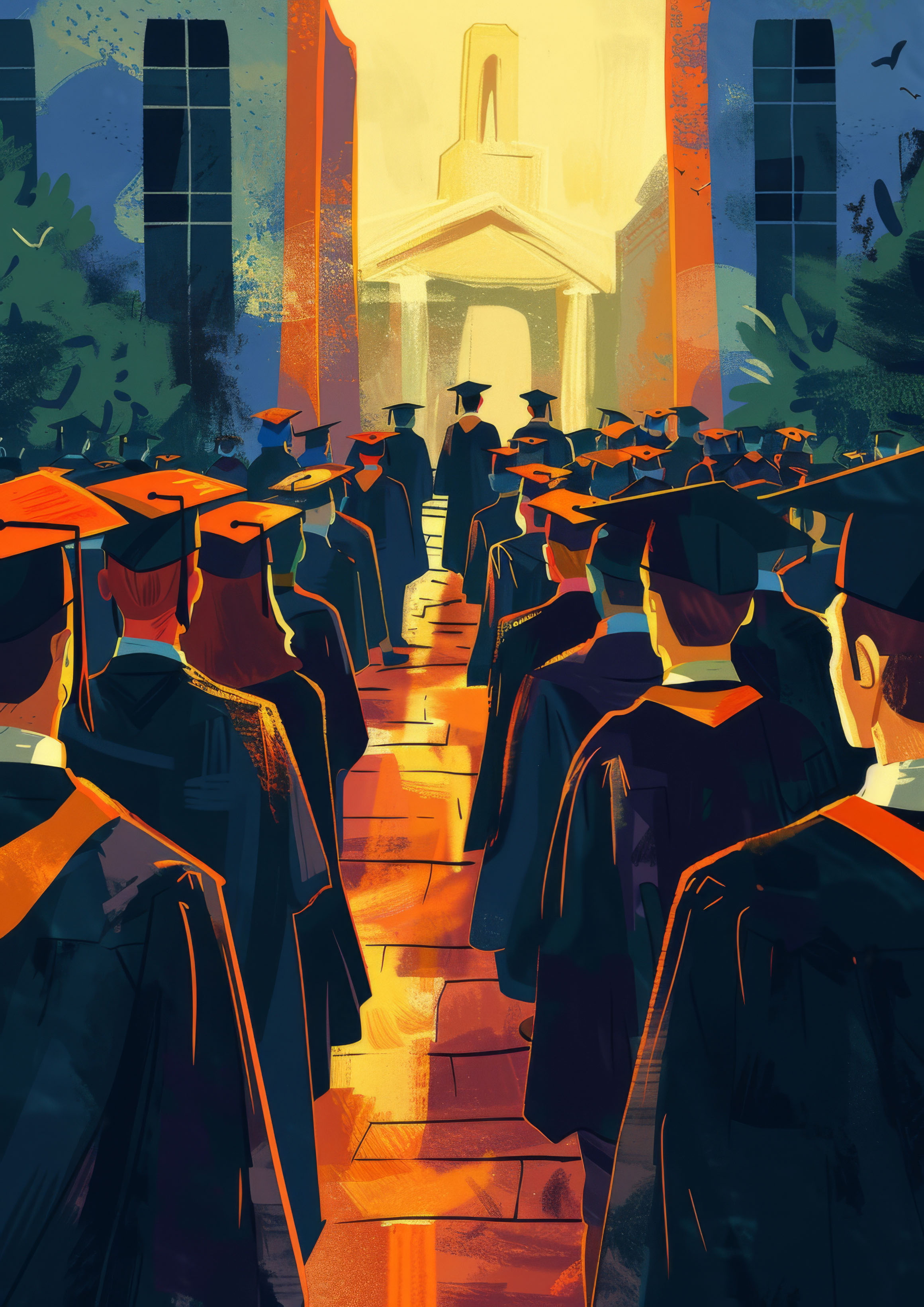 Preview for Graduation-ceremony-illustration-background-e2a10