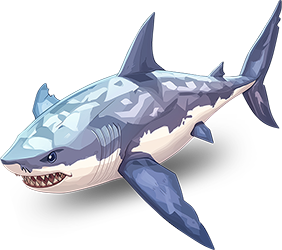 Preview for Fantasy-shark-illustration-animal-sticker-91659