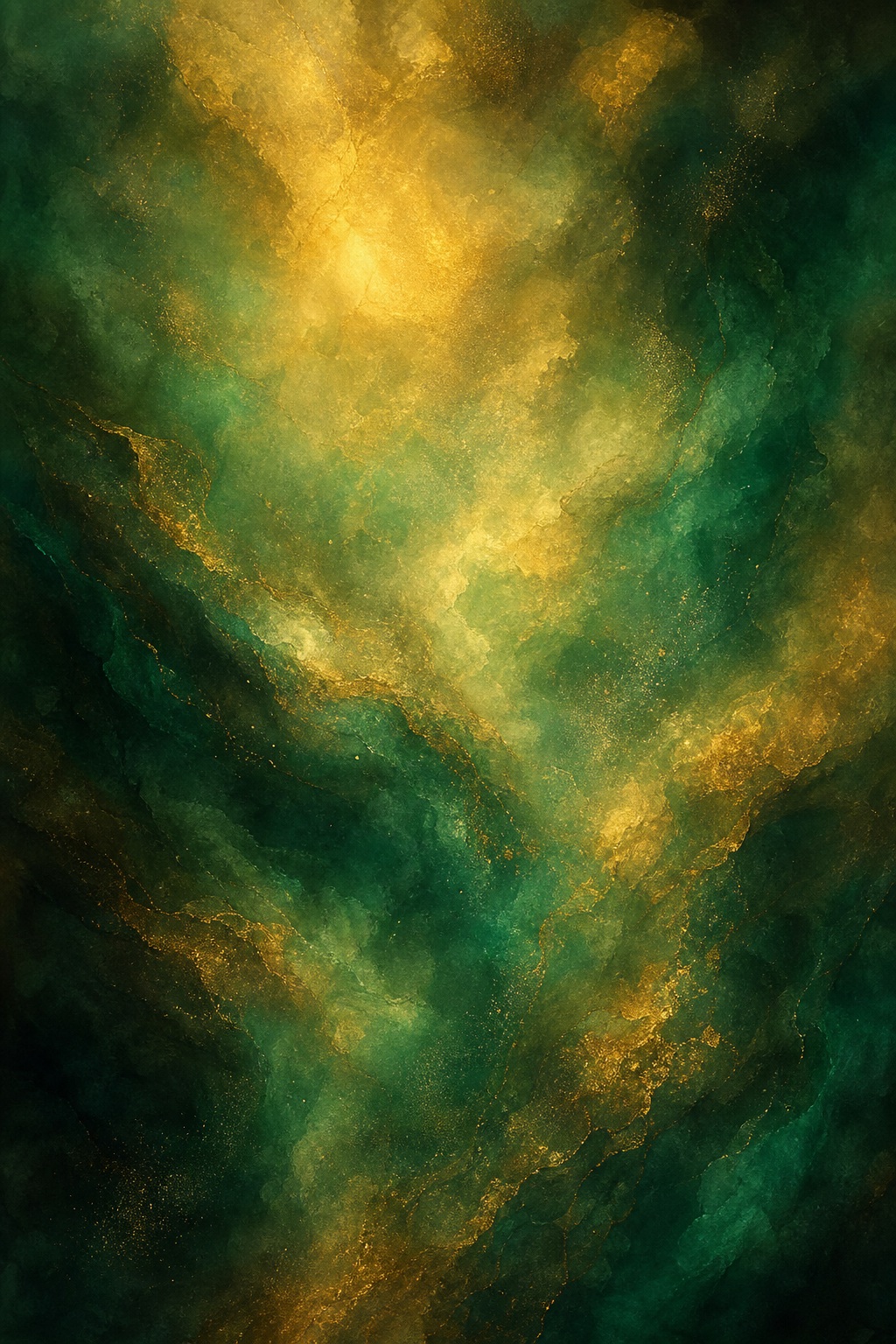 Preview for Emerald Gold Abstract Background