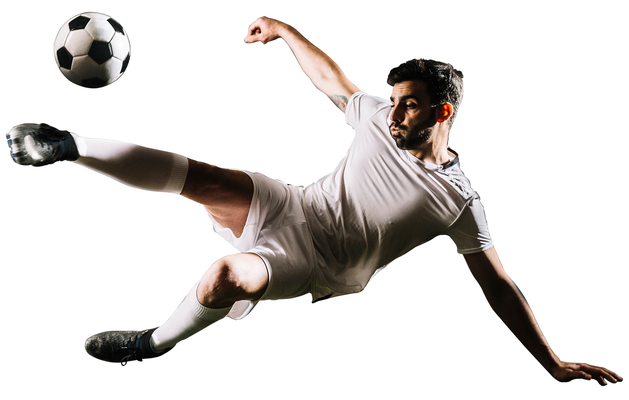 Preview for Soccer-player-kick-sticker-f4619