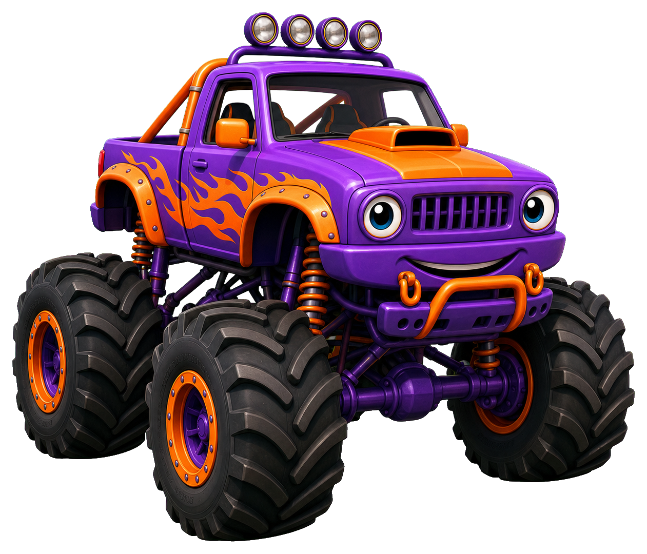 Preview for Monster Truck Sticker Graphic