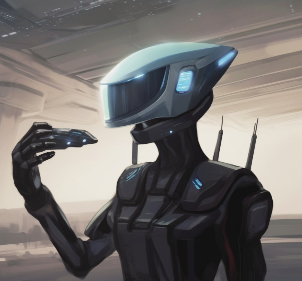 Preview for Futuristic-robot-smartphone-human-meme-background-989da