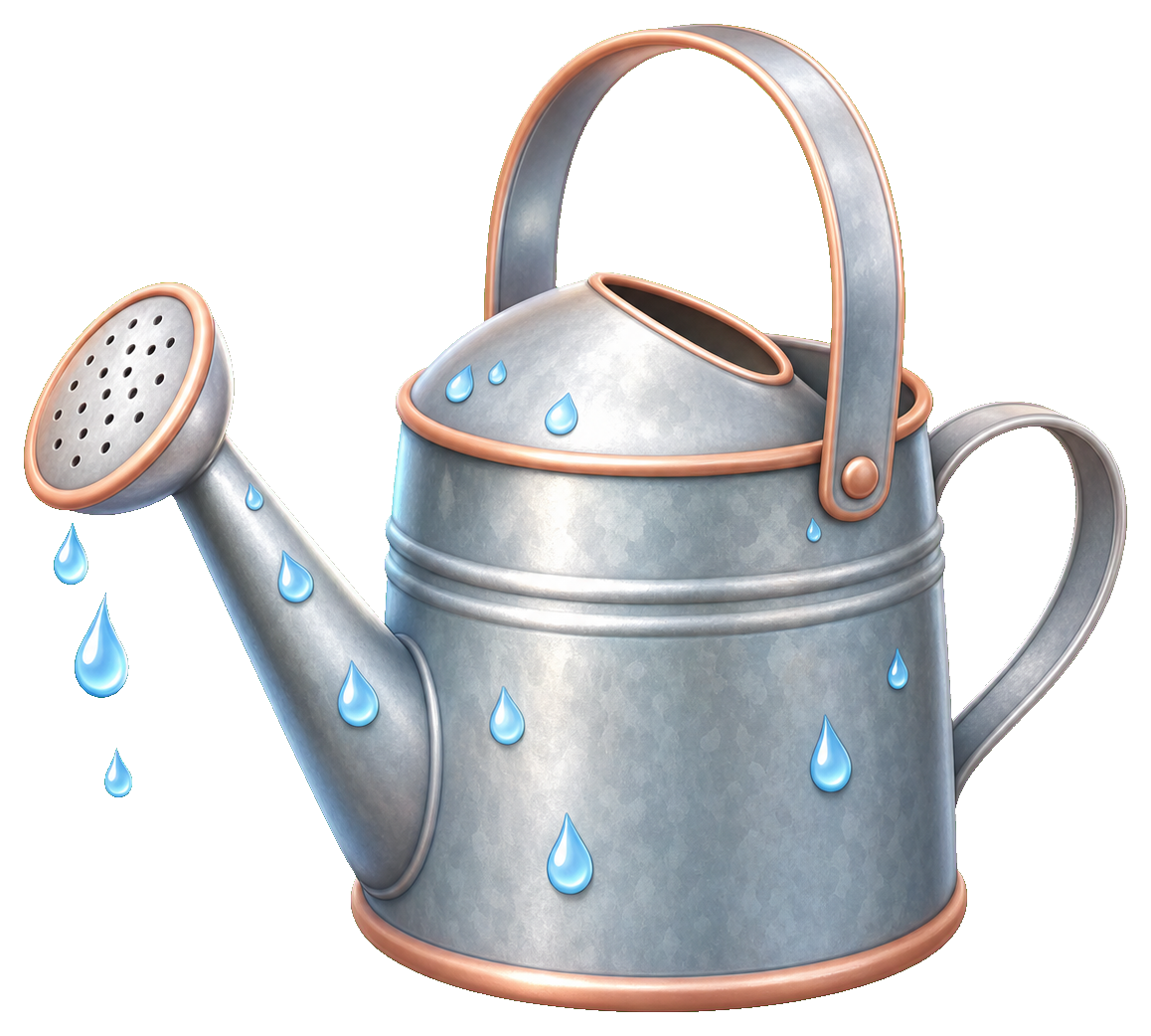 Preview for Watering Can Sticker For Garden Designs