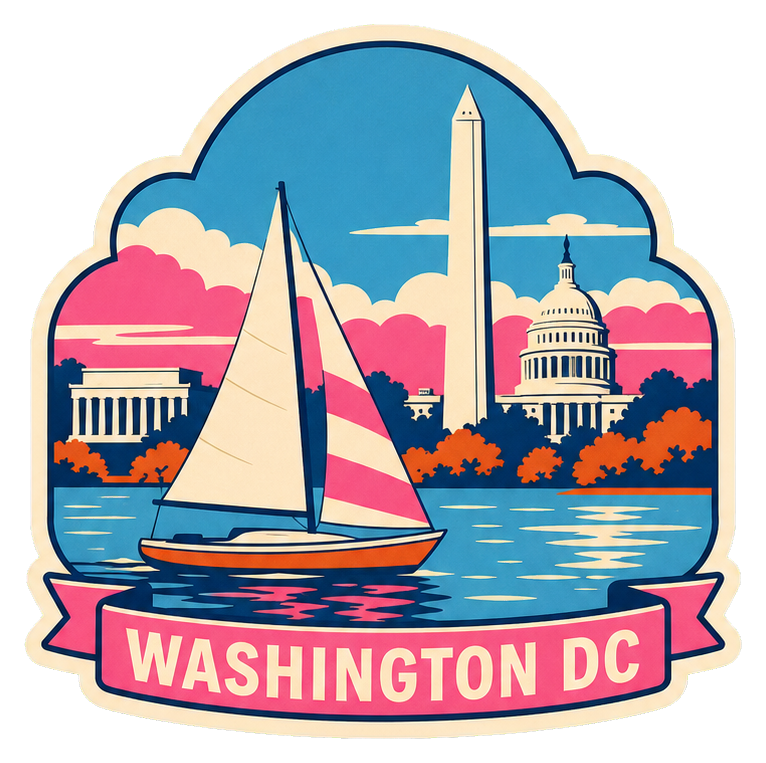 Preview for Washington Dc Sailboat Sticker